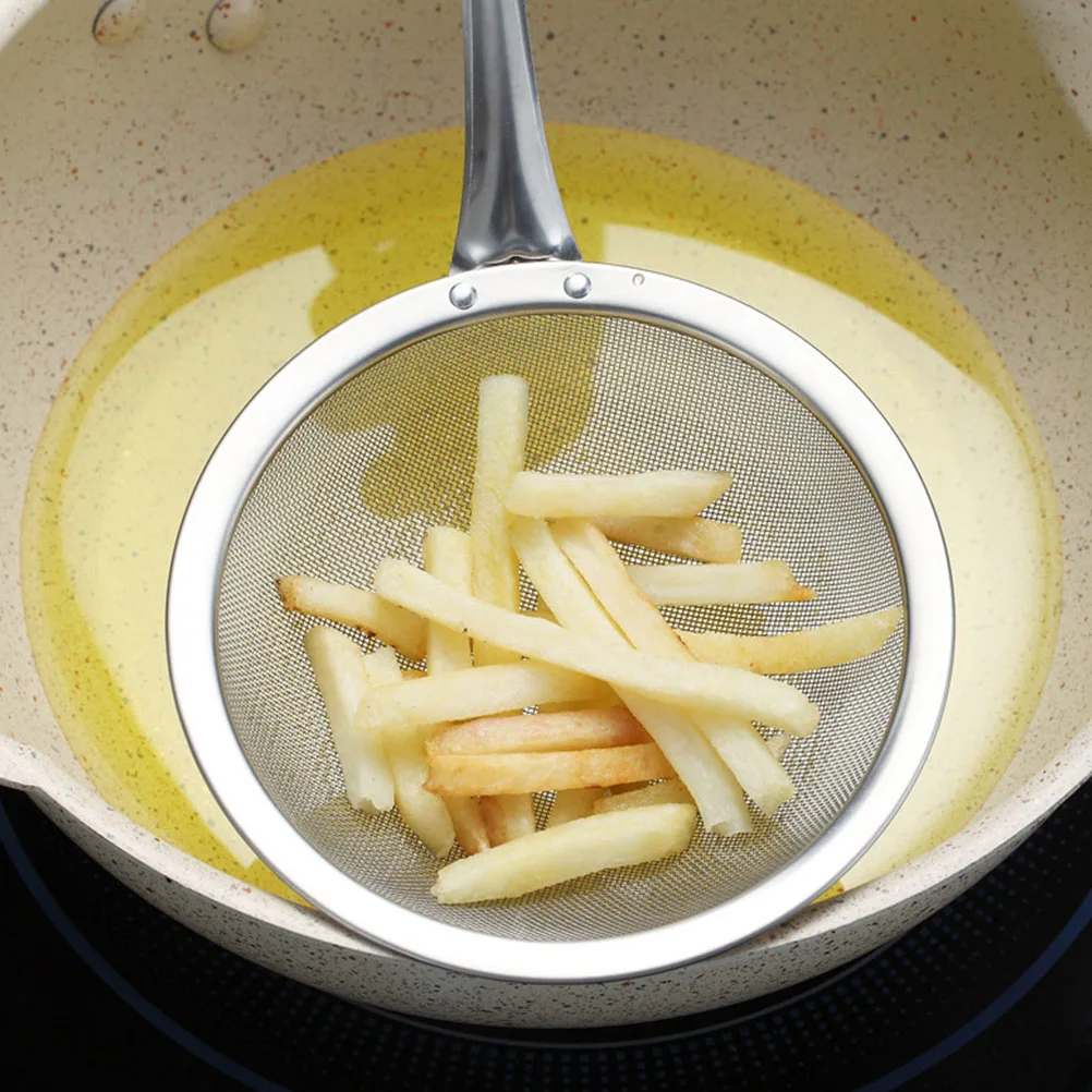 

3pcs Spoon 8cm 11cm 14cm Stainless Steel Strainer Skimmers Kitchen Utensils Skimmer Spoons Oil Water Separation