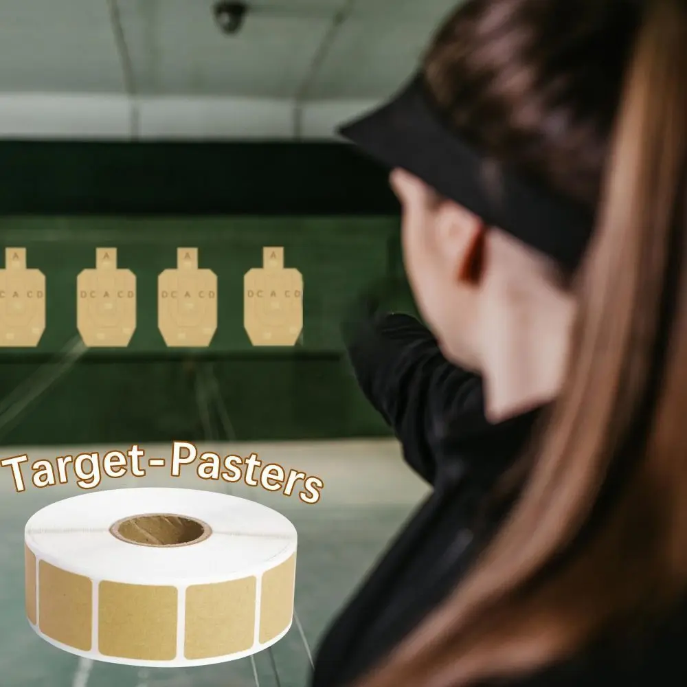 Self-Adhesive Square Target Pasters Outdoor Shooting Range Targets Target Stickers Shooting Labels for Long&Short Range