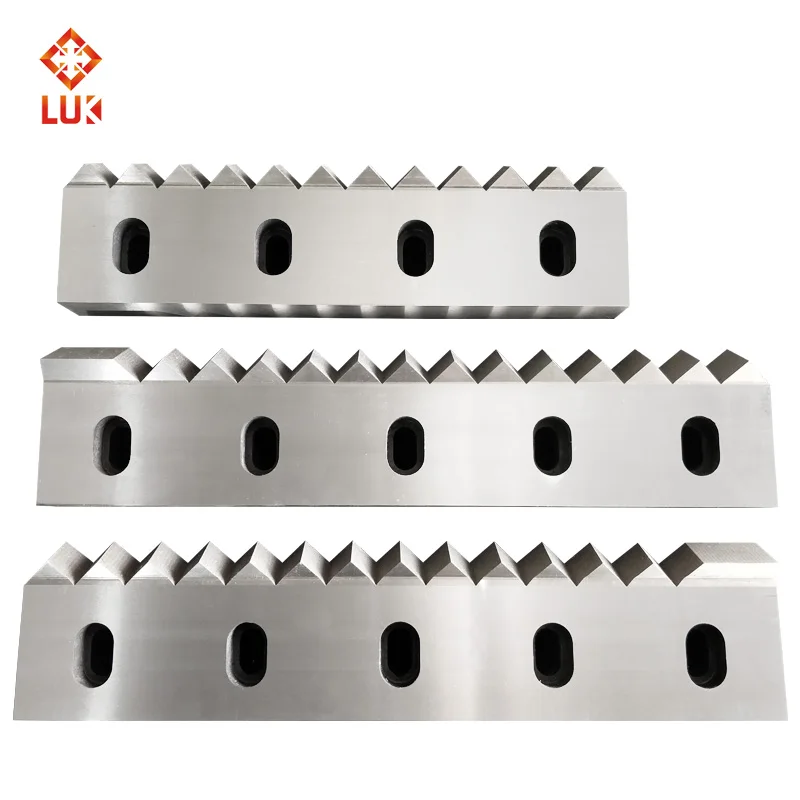 396mm Professional Customized Plastic Recycling serrated Granulator Blade