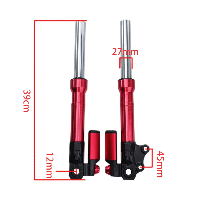 Modified 27mm Tube Hydraulic Oil Front Fork Shock Absorber for Xiaoguiwang Electric Scooter & Motorcycle