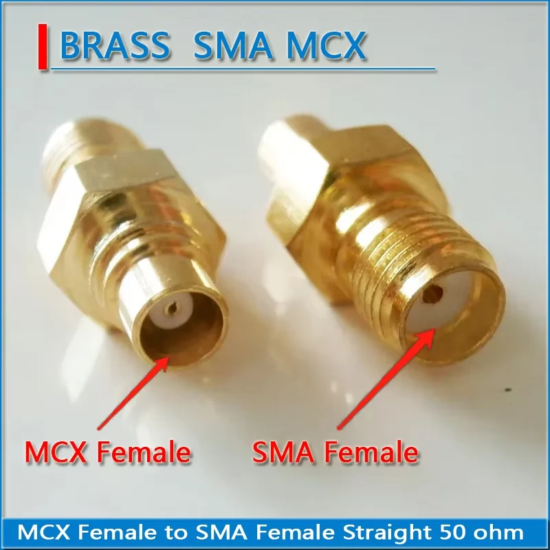 

MCX Female to SMA Female Прямой MCX Male to SMA Male Позолоченный 50 Ом SMA Female to MCX Male RF Разъем Адаптеры Разъем