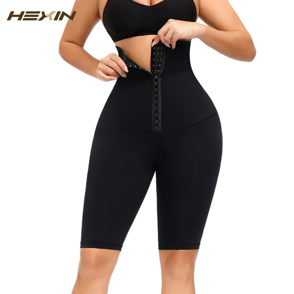 Women Leggings Waist Trainer Leggings High Waisted Tummy Control Slimming Pants Weight Loss Body Shaper Workout Fittness