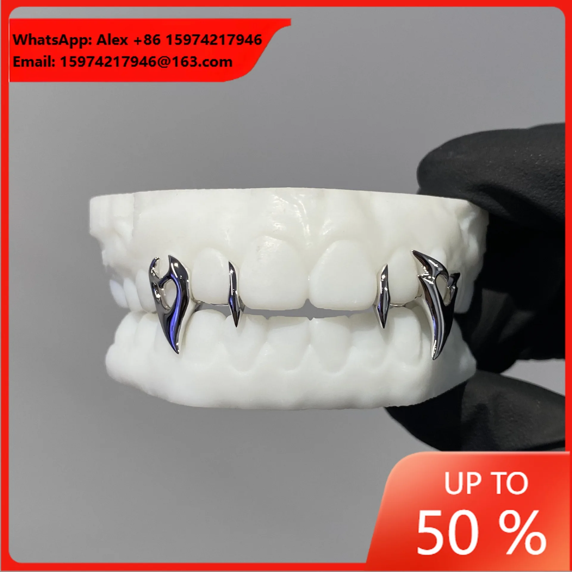Glossy Love Grill Top 4 European And American Cross-border Hot-selling Grillz