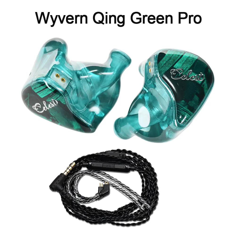 Celest Wyvern Qing In-Ear Oortelefoon Monitor IEMs Bedrade HiFi Hoofdtelefoon Met Microfoon Kabel Gaming Oordopjes Audio Headset