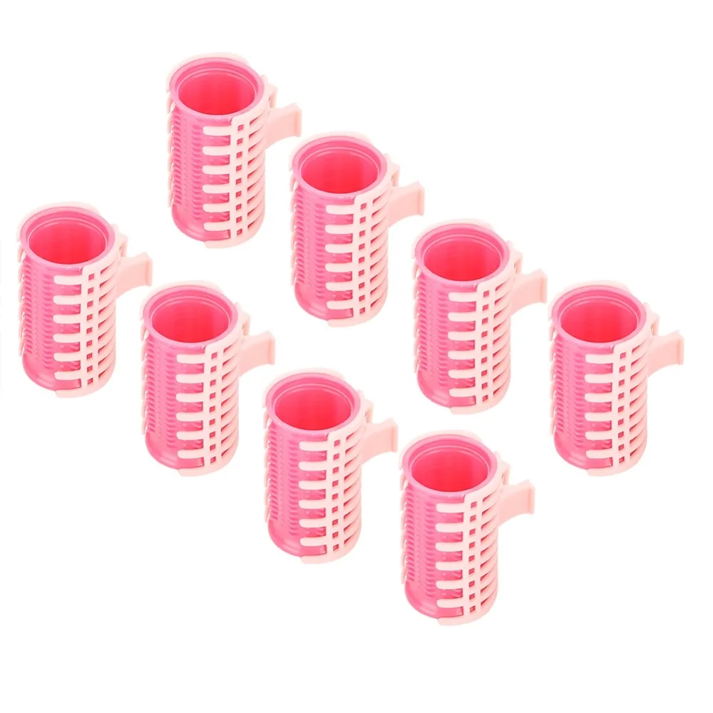 Plastic Material Hair Curler Rollers Heat Resisting Volume Hair DIY Tools Durable Large Grip Design Large Grip Hair Curlers