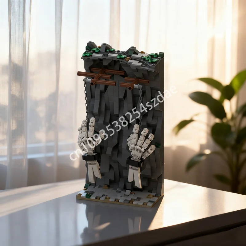 

508 шт. MOC левый рот художественная модель строительные блоки строительство сборка творческая идея образовательная игрушка кирпич рождественские подарки дети