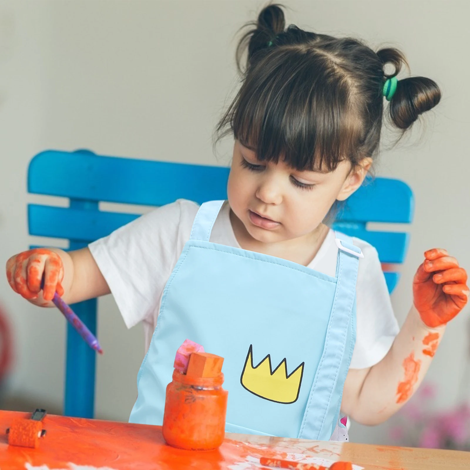 

Aprons for Waterproof Breathable Drawing Baking Work Clothes Cooking Toddler Art