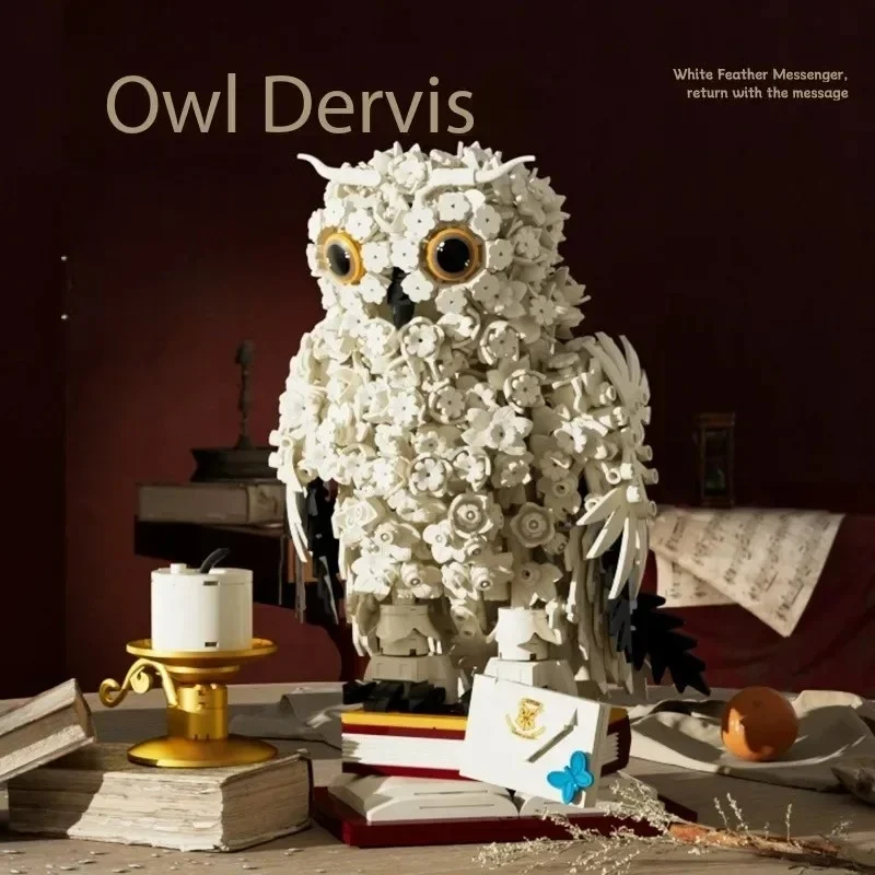 ชุดตัวต่อรูปนกฮูกใหม่ 1239 ชิ้น - ของขวัญคริสต์มาส วันวาเลนไทน์ วันเกิด - ตัวต่อรูปนกฮูกสร้างสรรค์ - ของตกแต่งโต๊ะทำงาน