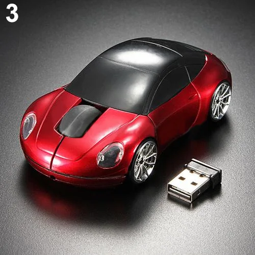 3D car mouse USB wireless mouse Porsche car mouse creative wireless mouse