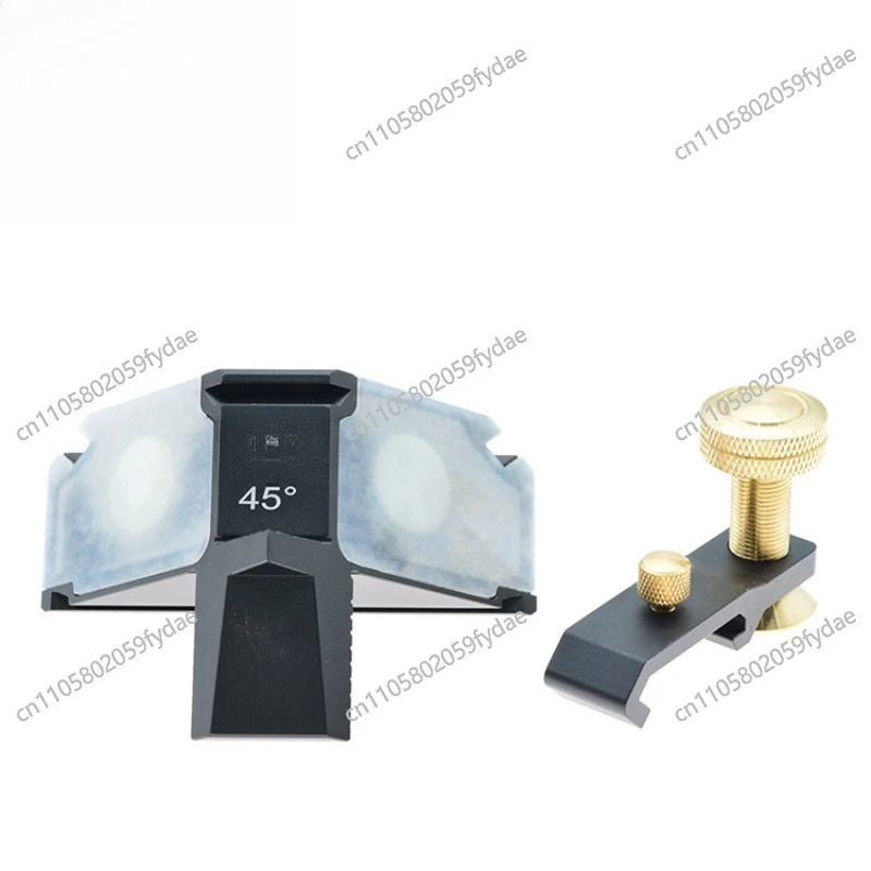 Double 45 Degree Angle Sawing Gauge Woodworking Tenon Tool Hand Sawing Dovetail Auxiliary Tool