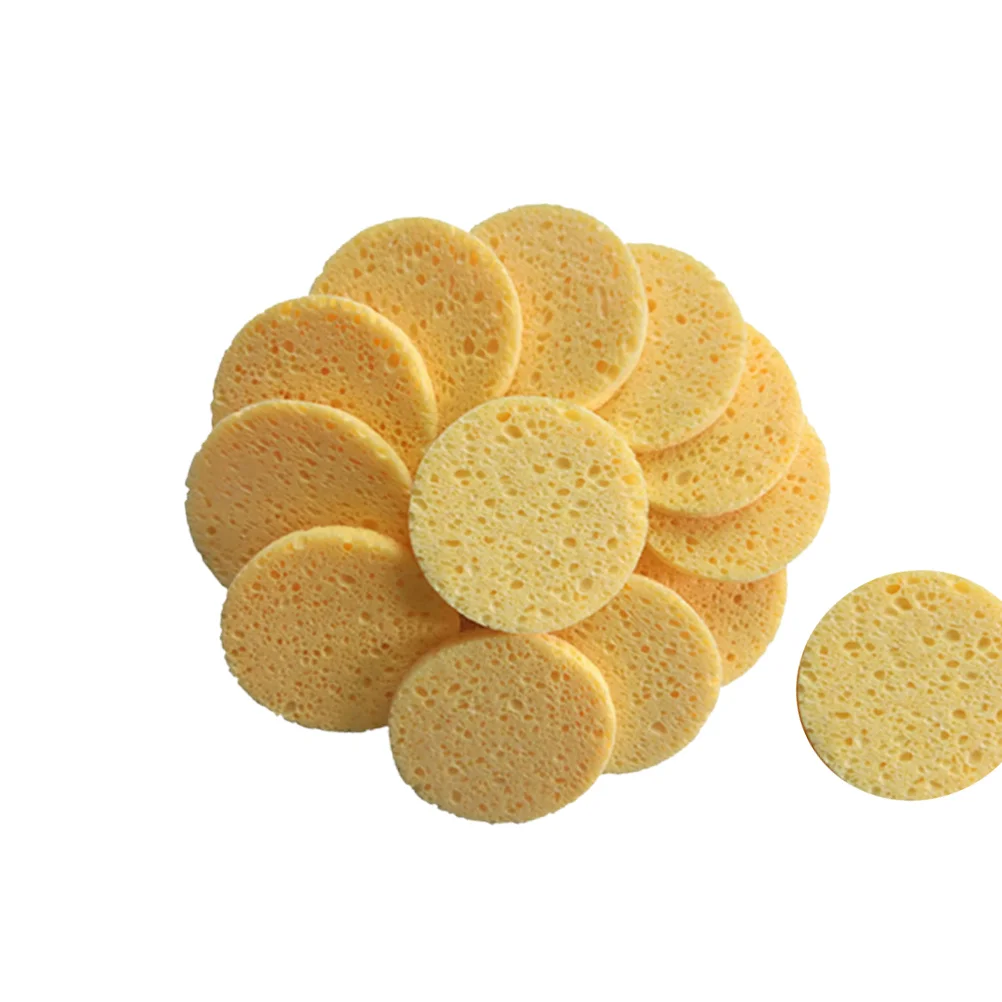 20 Pcs Sponge Makeup Powder Puff Cushion Remover Pads Detergent Cleansing Face Cleaning Cotton