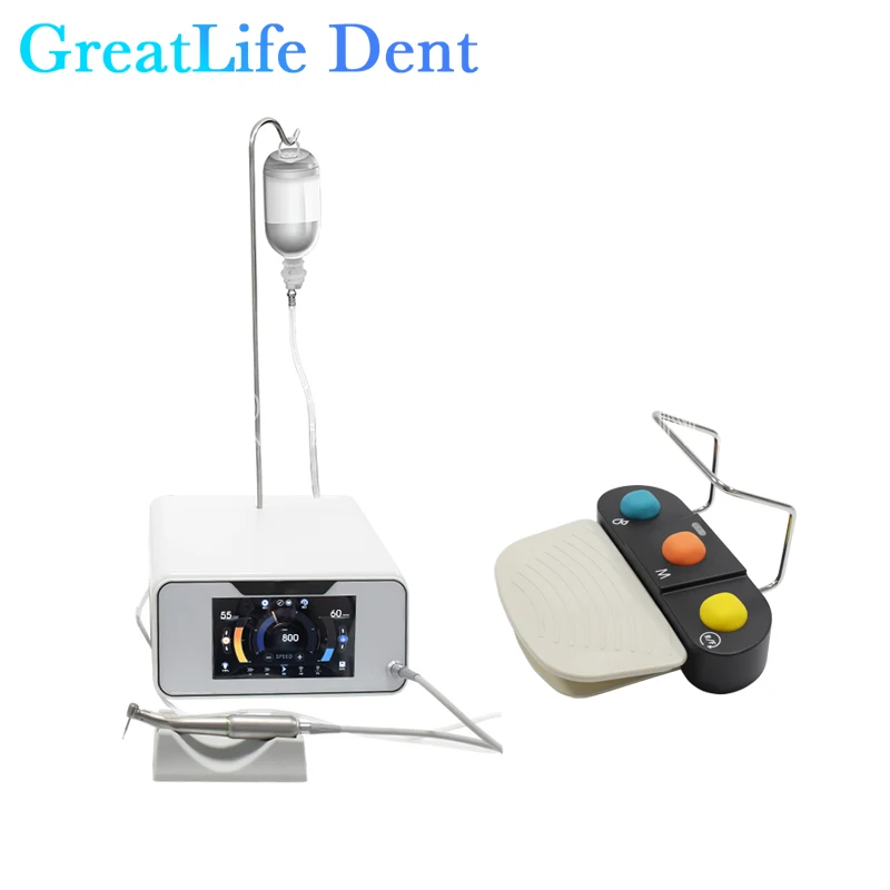Dent Brushless Motor with 20:1 Fiber Optic Contra Angle Handpiece