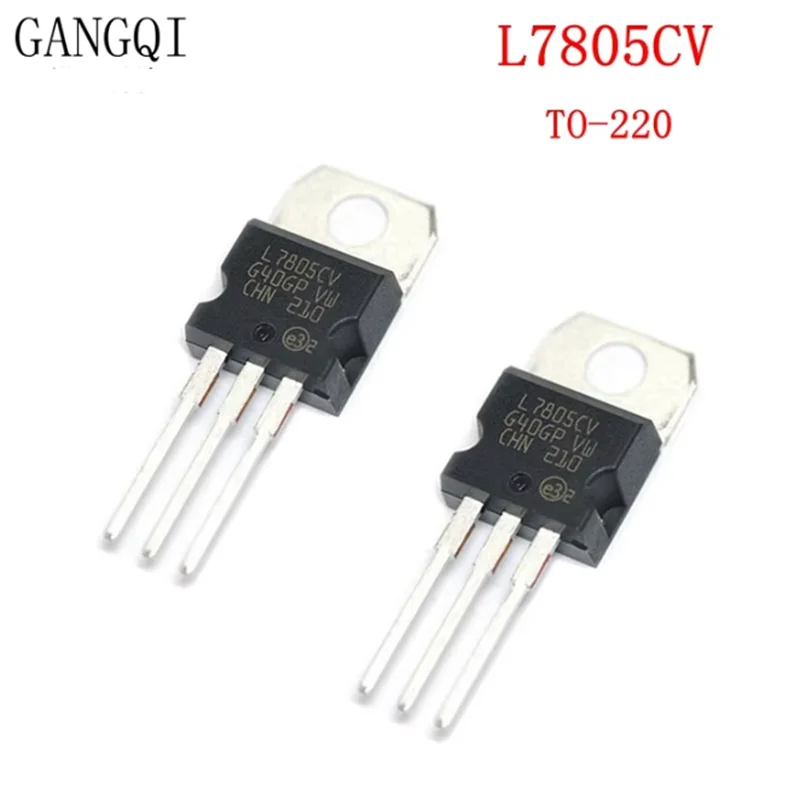 10PCS L7805CV TO220 L7805 TO-220 7805 LM7805 MC7805 Stabilivolt Voltage-Regulator Tube New