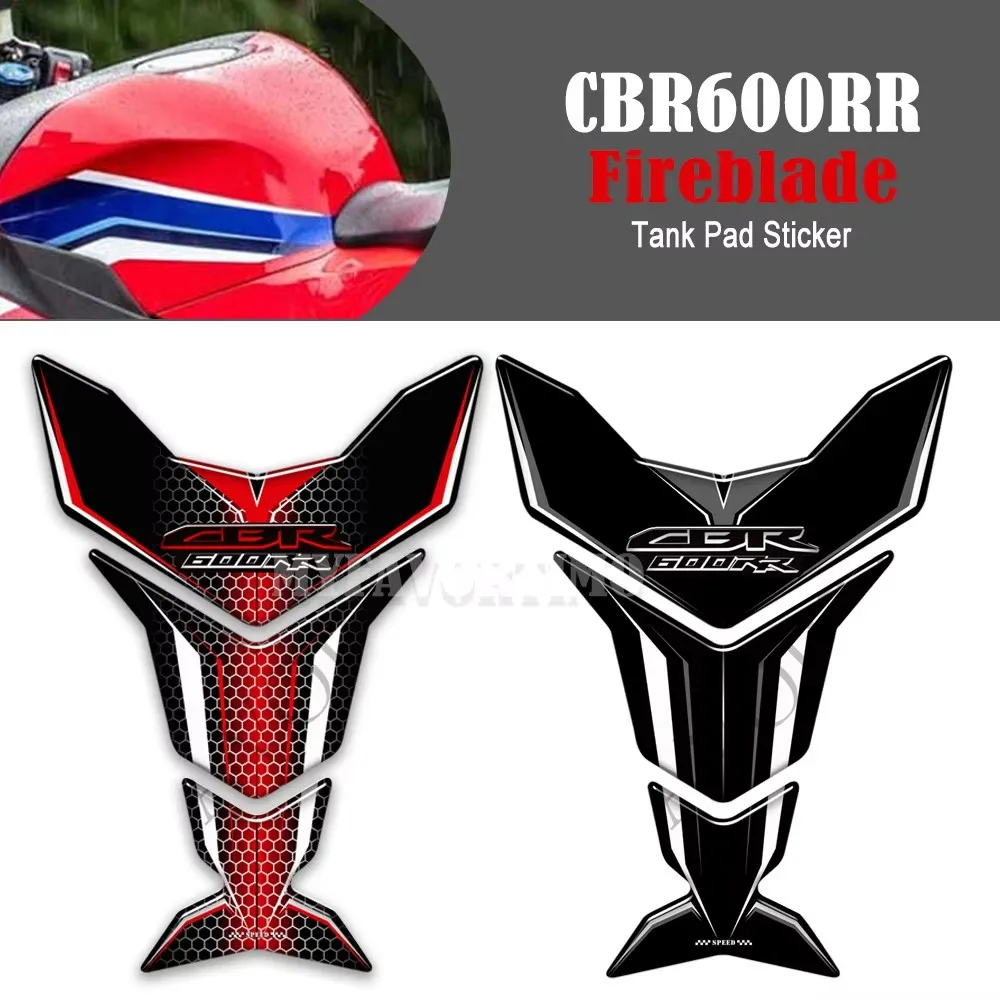 Motorcycle Oil Fuel Tank Pad Protector Sticker Decals Emblem Fireblade For Honda CBR 600RR CBR600RR 2013 - 2022