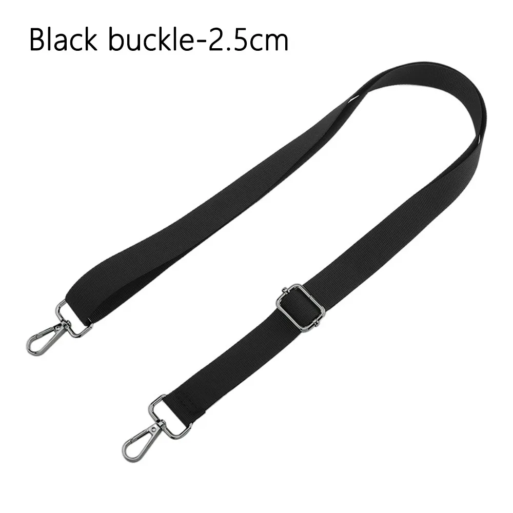 Modischer schwarzer Nylon-Umhängetaschengurt, verstellbarer, abnehmbarer Ersatzgürtel für Damen und Herren, Messenger-Taschen, Griff, Handtaschengürtel