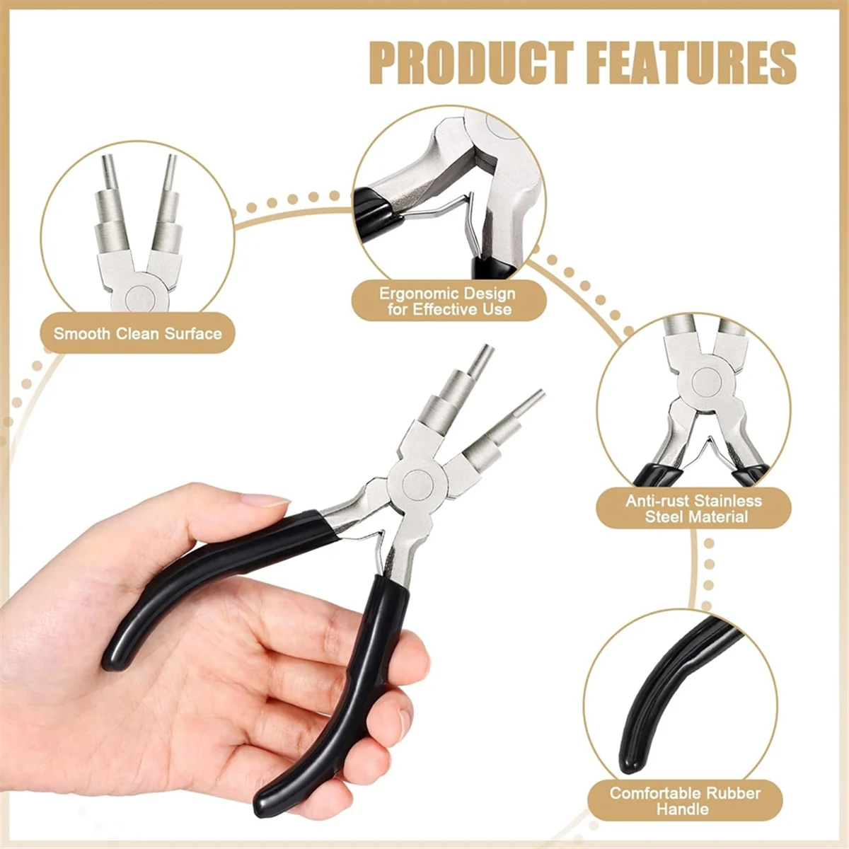 Wire Bending Jig with Jewelry Pliers Set, Tools for Jewelry Making Beading Looping Shaping Wire DIY Crafts