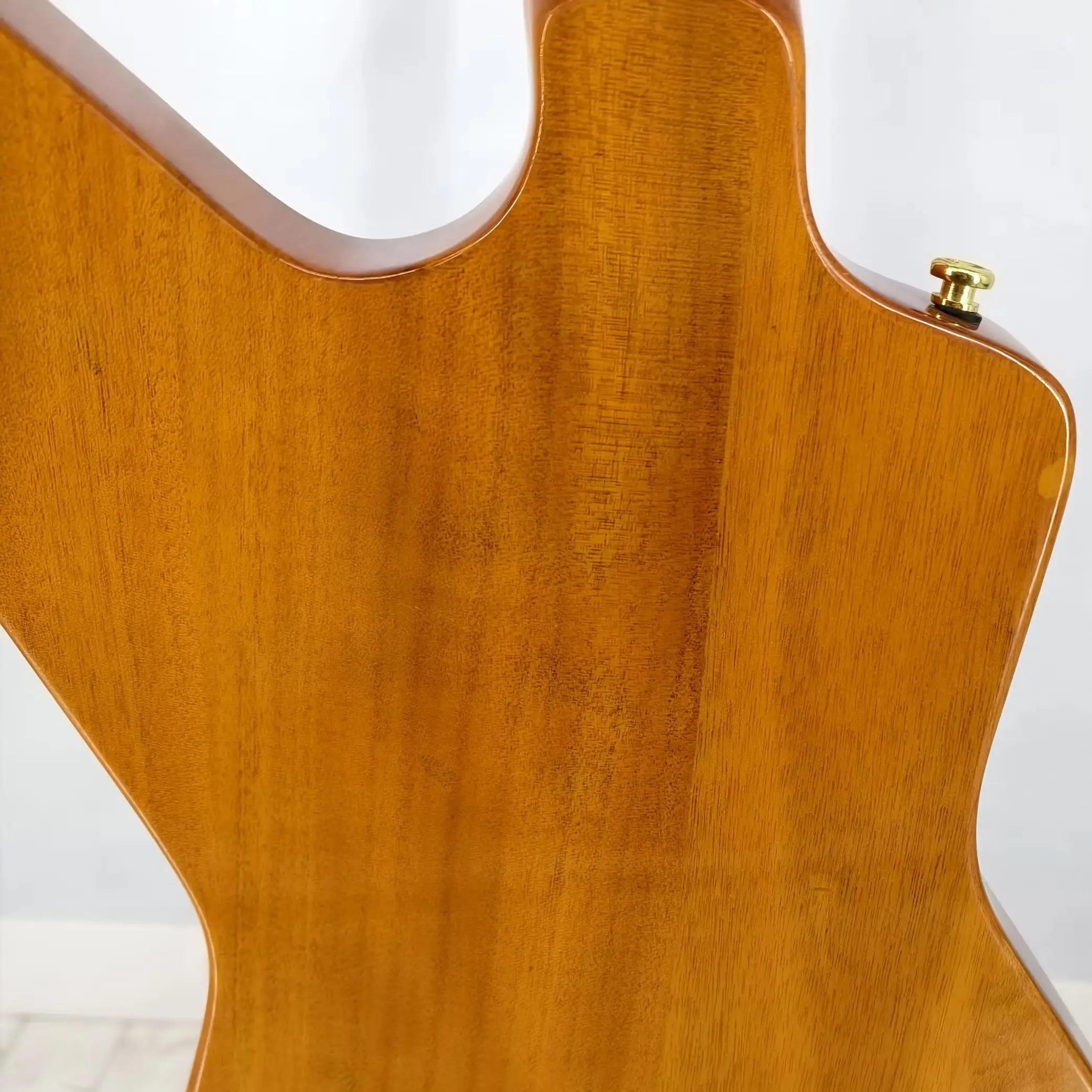 Natural Mahogany 70s Guitar HH Vintage Humbuckers for Warm Classic Rock Ready to Play  Free Shipping view 2