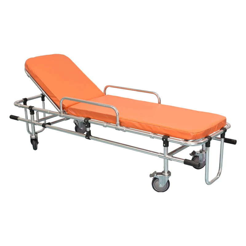 

Hospital Ambulance Ward Emergency Rescue Trolley Bed Patient Transfer Stretcher