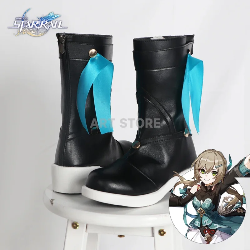 Fuxuan Cosplay Schuhe Spiel Honkai Star Rail Fuxuancosplay Schuhe Stiefel für Comic Con Halloween Fuxuan Kostüme Schuhe für Frauen