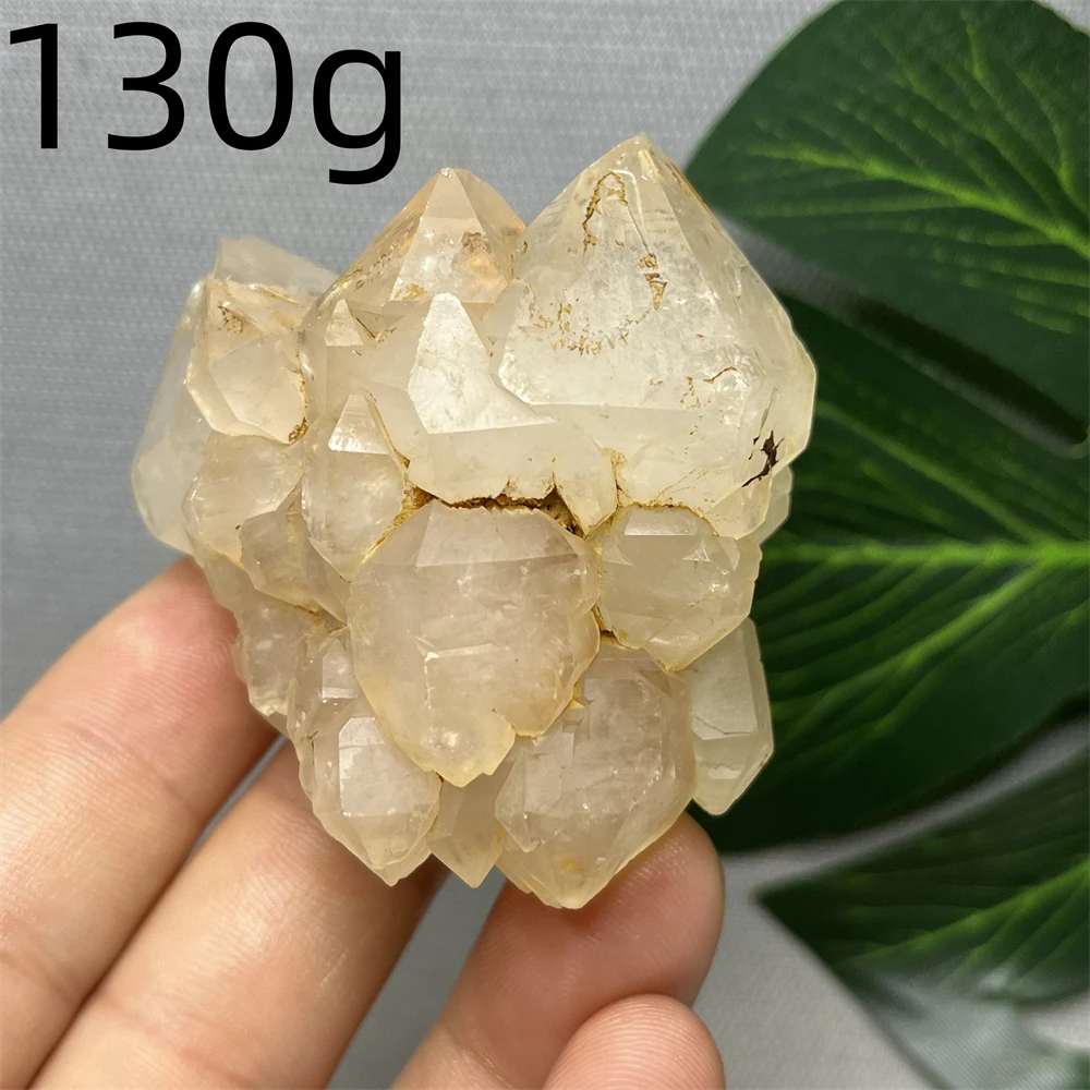 مجموعة كريستال طبيعية كريستال زهرة الكوارتز الأناناس عناقيد كريستالية عينة معدنية الأصلي جوهرة جمع شفاء الحجر
