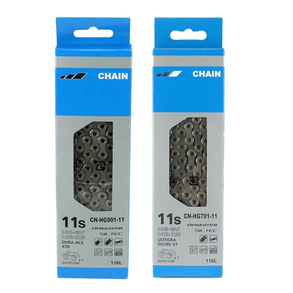 9/10/11/12 Speed MTB Bicycle Chain HG53/54/95/601/701/901 M7100 12v MTB/ Road Bike Chain Bicycle Accessories 116L