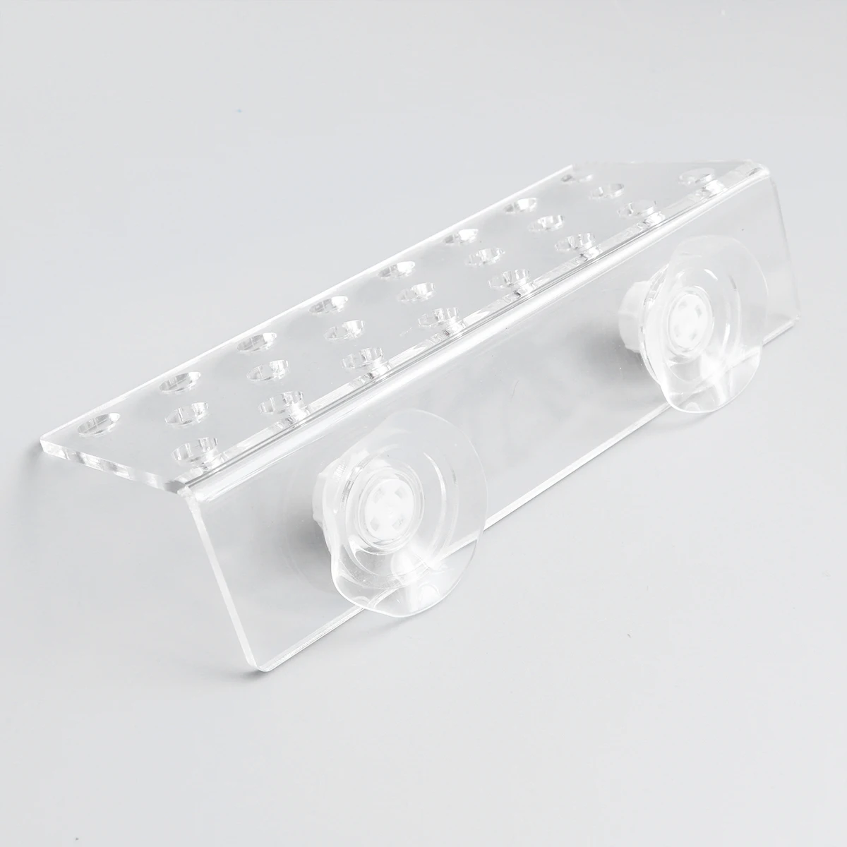 

23 Holes Acrylic Fish Supporter Tank Aquarium Clips Clear Color Fish Tank Coral Holder Safe Coral Bracket Accessories
