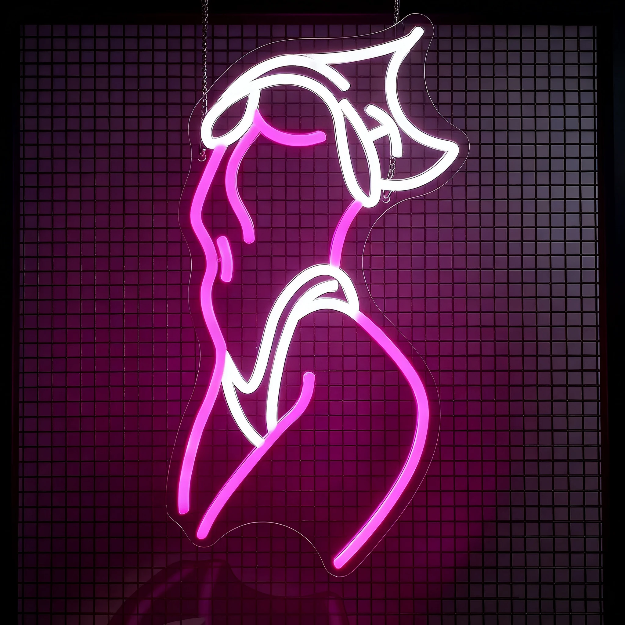 

Beauty LED neon sign, aesthetic line luminous icon, USB powered, used for room, bar, club, man cave, hotel decor, easy to hang.