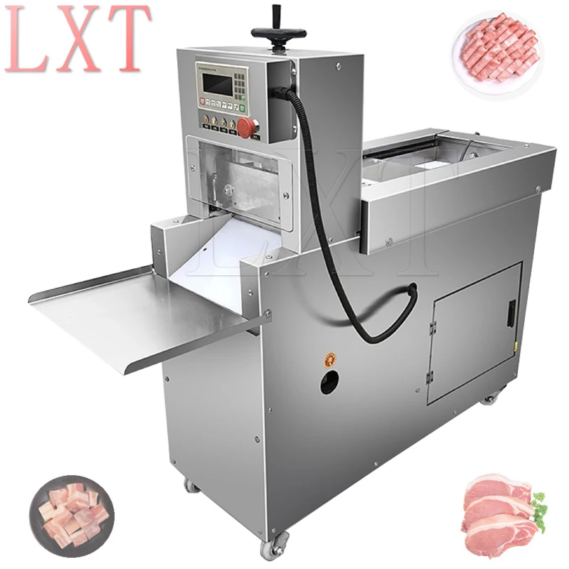 Automatic Planing Sheet Meat Lamb Slicer Electric Beef Meatloaf Meat Cutting Machine  Mutton Rolls  Cutter 2200W