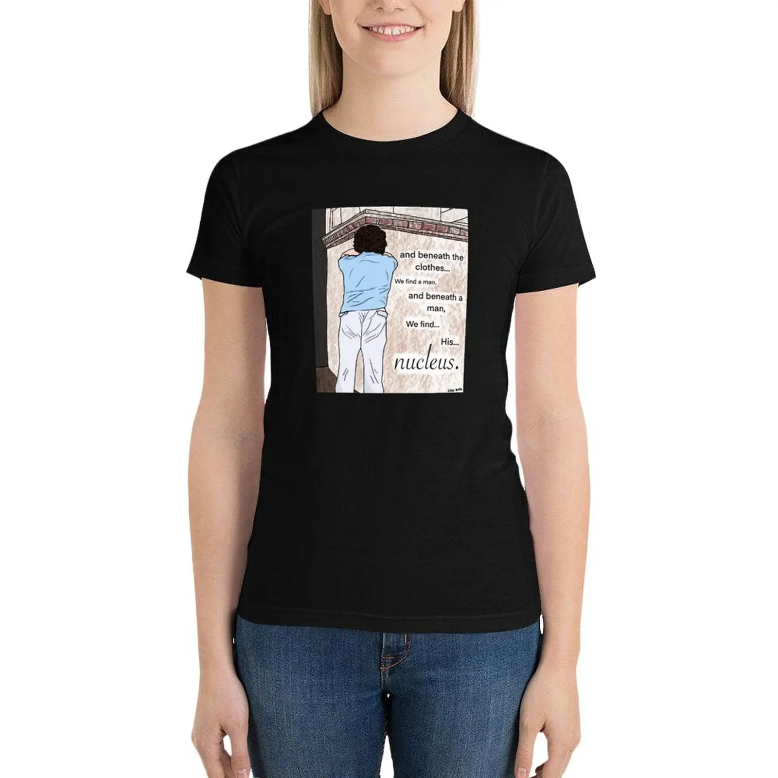 Nacho Libre Nucleus Recreational Clothes T-Shirt graphics animal print shirt for girls t shirts for Women loose fit