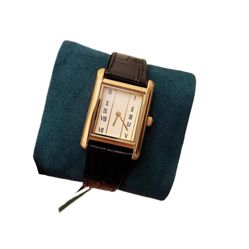 montre-a-quartz-en-cuir-retro-pour-femme-noir-or-echelle-sens-du-design-litersquare