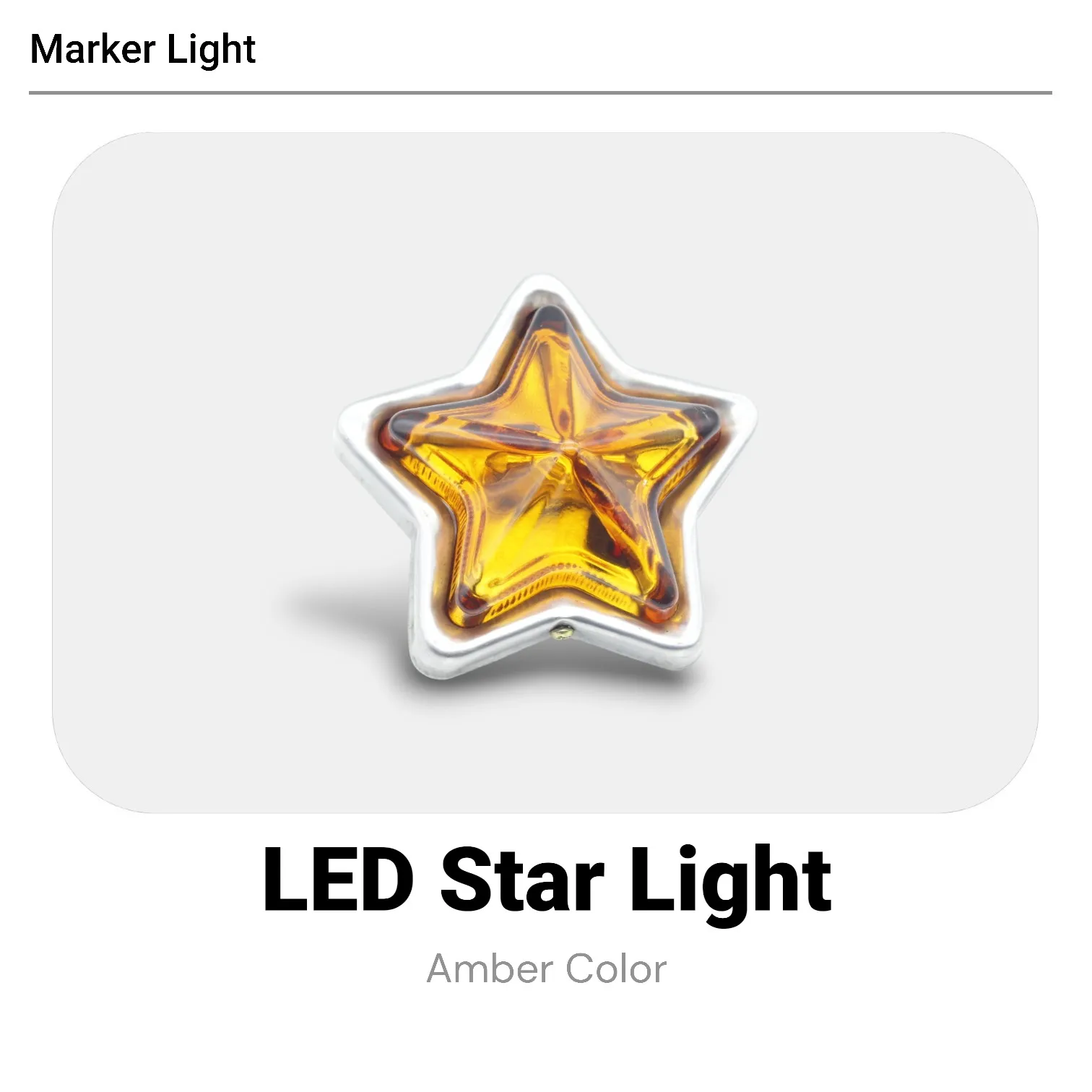 

Новый светодиодный мини-звездный светильник 24 В 12 В для тяжелых грузовиков, бесконтактный