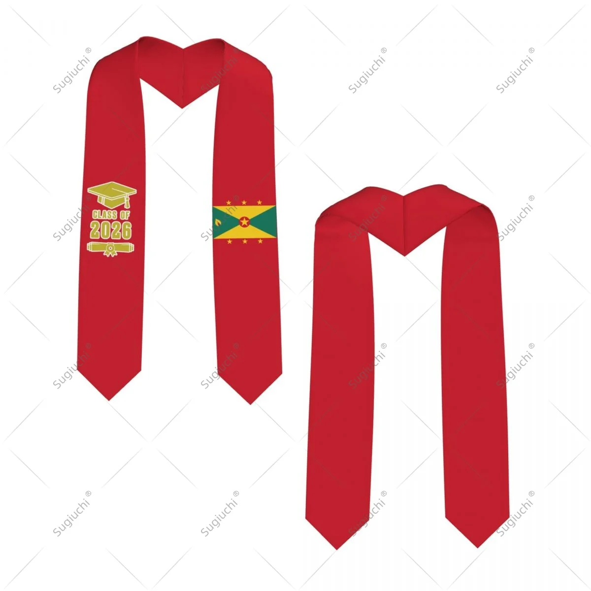 

Grenada Flag Class Of 2026 Graduation Stole Sash Scarf For International Students Proud Ceremony Adult Unisex