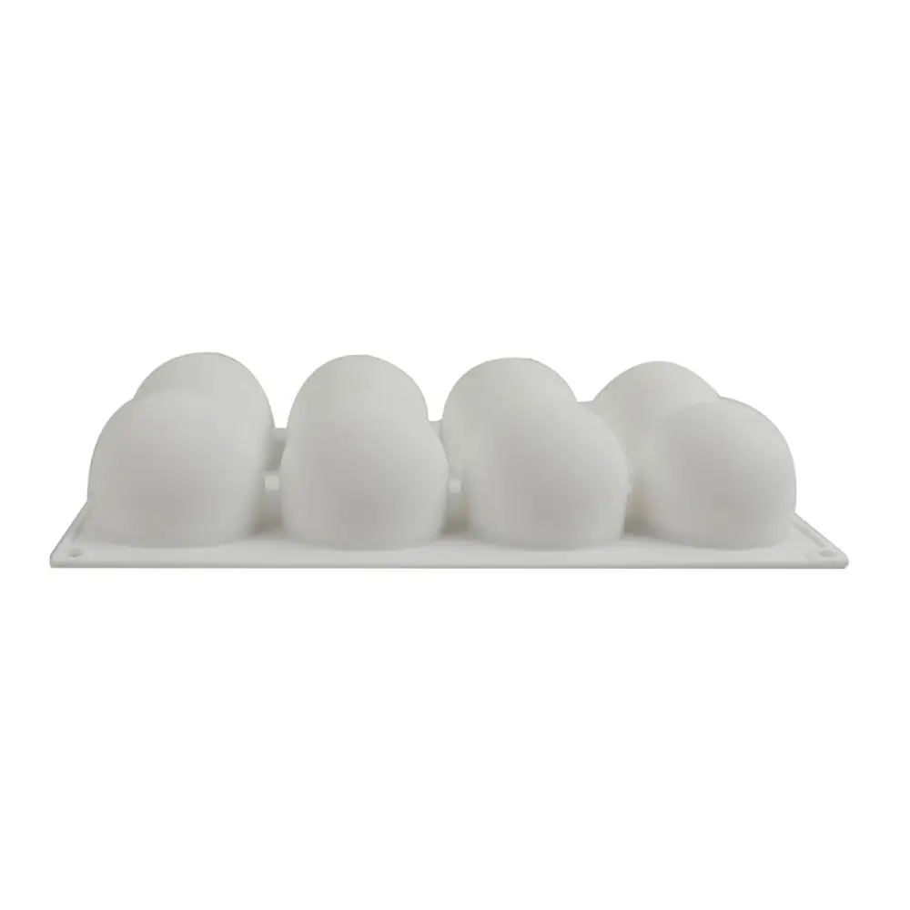 1Pcs 8/10 Cavity 3D Sphere Silicone Mold DIY White Pastry Tool Ball Shape Cake Decorating Use Kitchen Bakeware Accessories