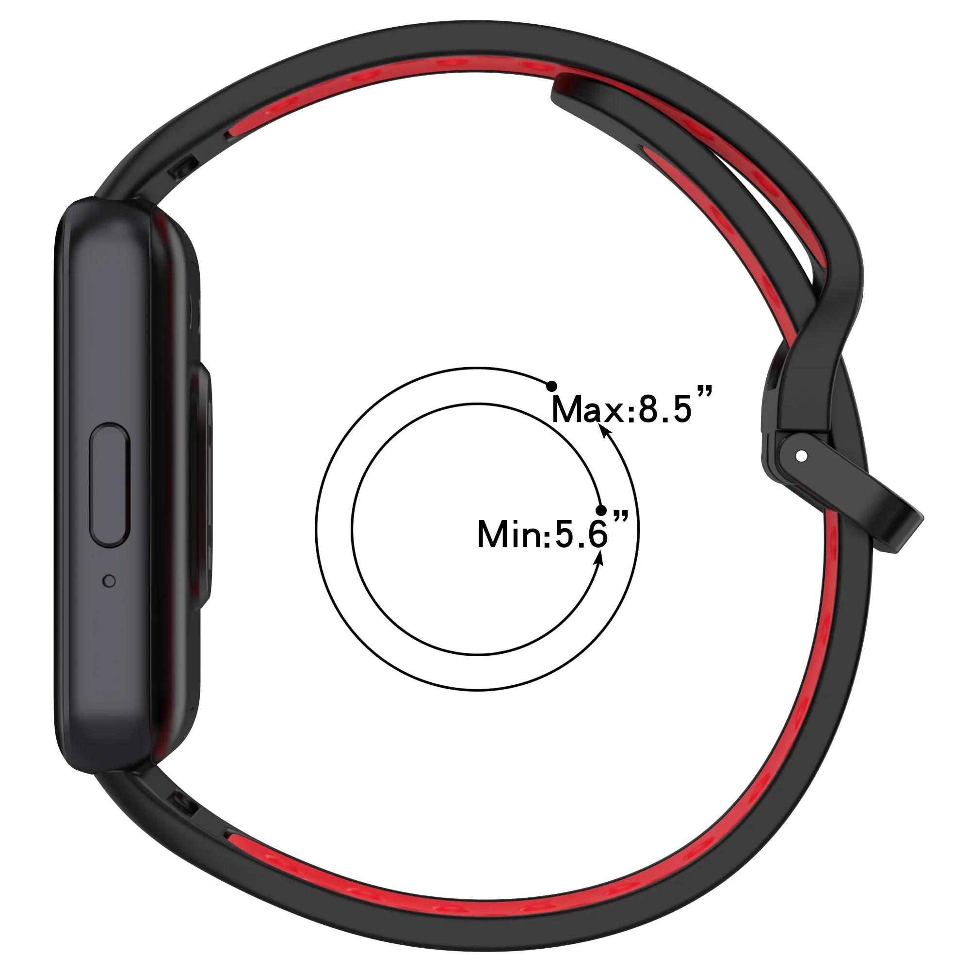 Pulseira de silicone para samsung galaxy fit 3, pulseira de relógio inteligente de substituição para samsung galaxy fit 3, acessórios de banda