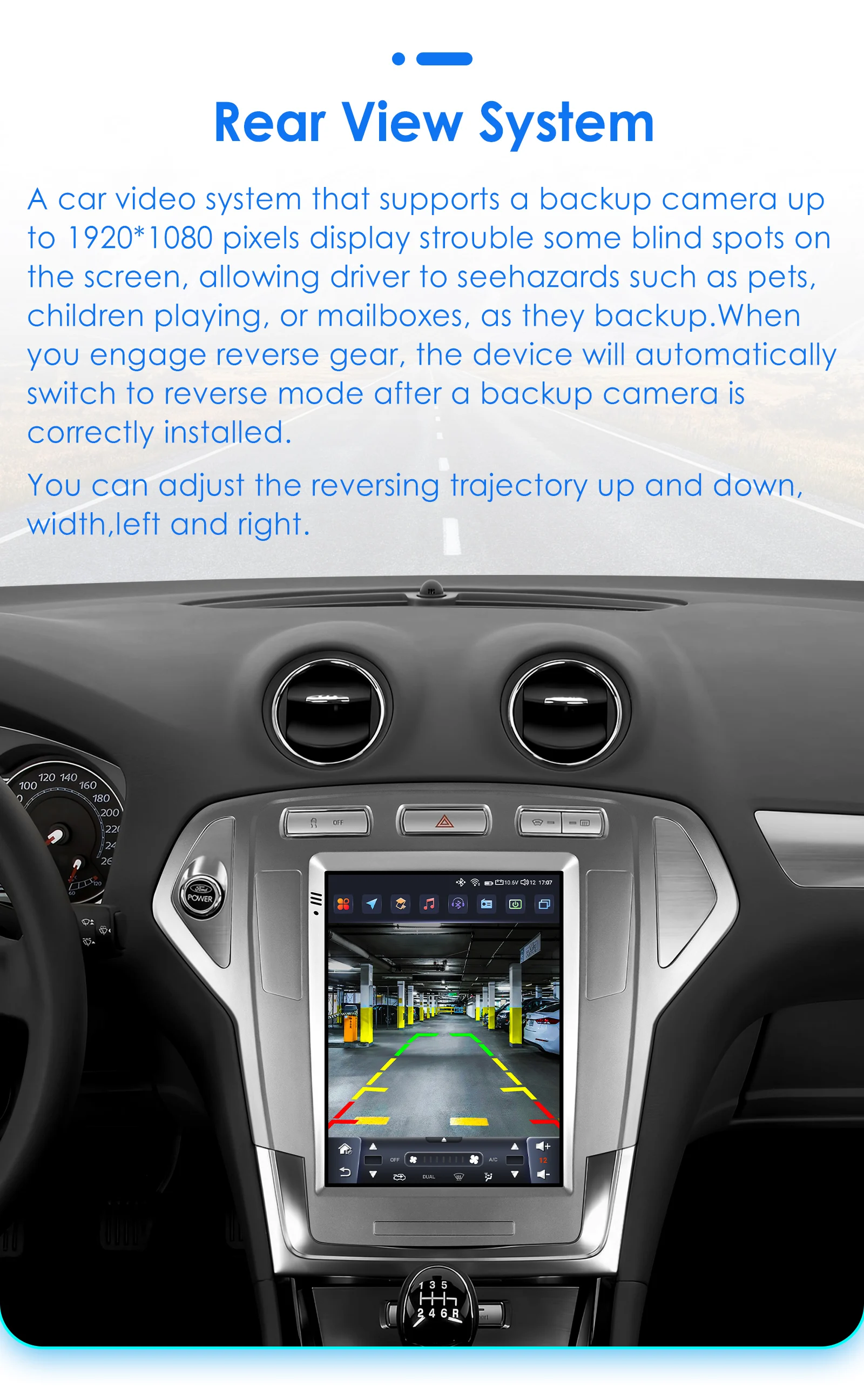 Android Car Radio for Ford Mondeo 4 Galaxy 2006 - 2010 Multimedia Stereo 9.7inch Vertical Screen Carplay Auto Android Headunit