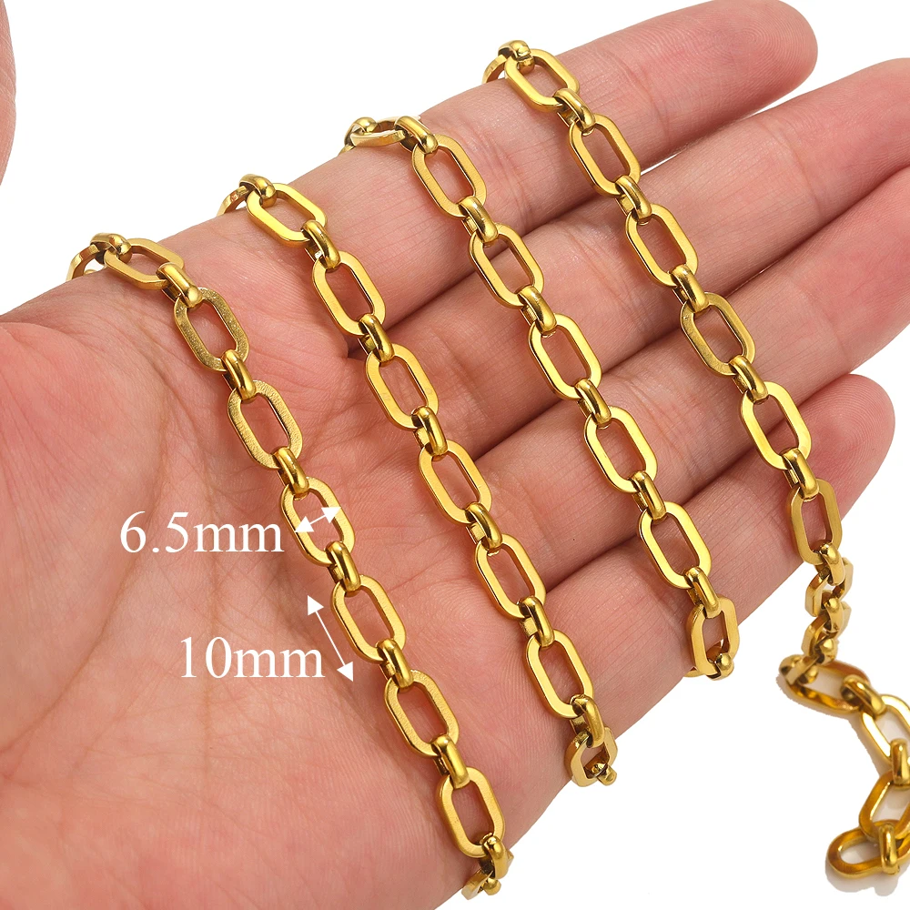 baizzx Stainless Steel Chain Gold 1 Meter 9