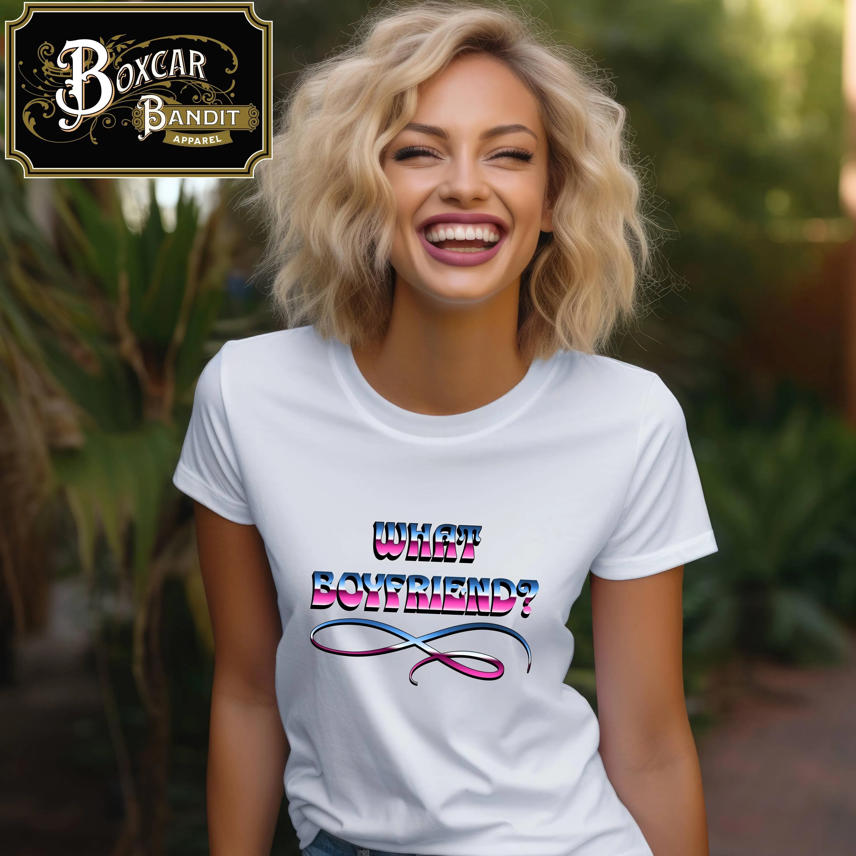 Женская футболка с коротким рукавом What Boyfriend