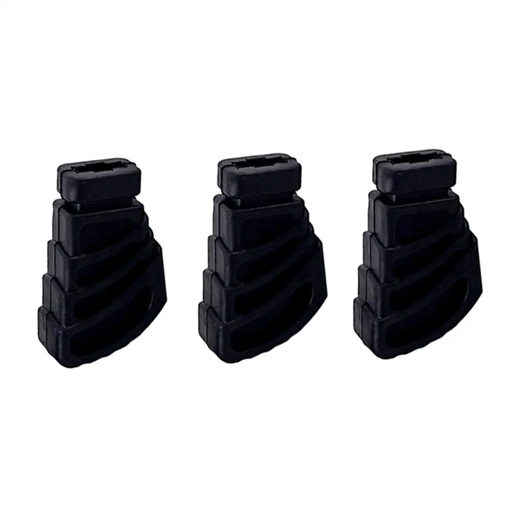 

3 Pcs Drum Rack Rubber Feet Rack Feet High Grade Stable Rubber Cymbal Stand Legs Replacement for Drummers Bands