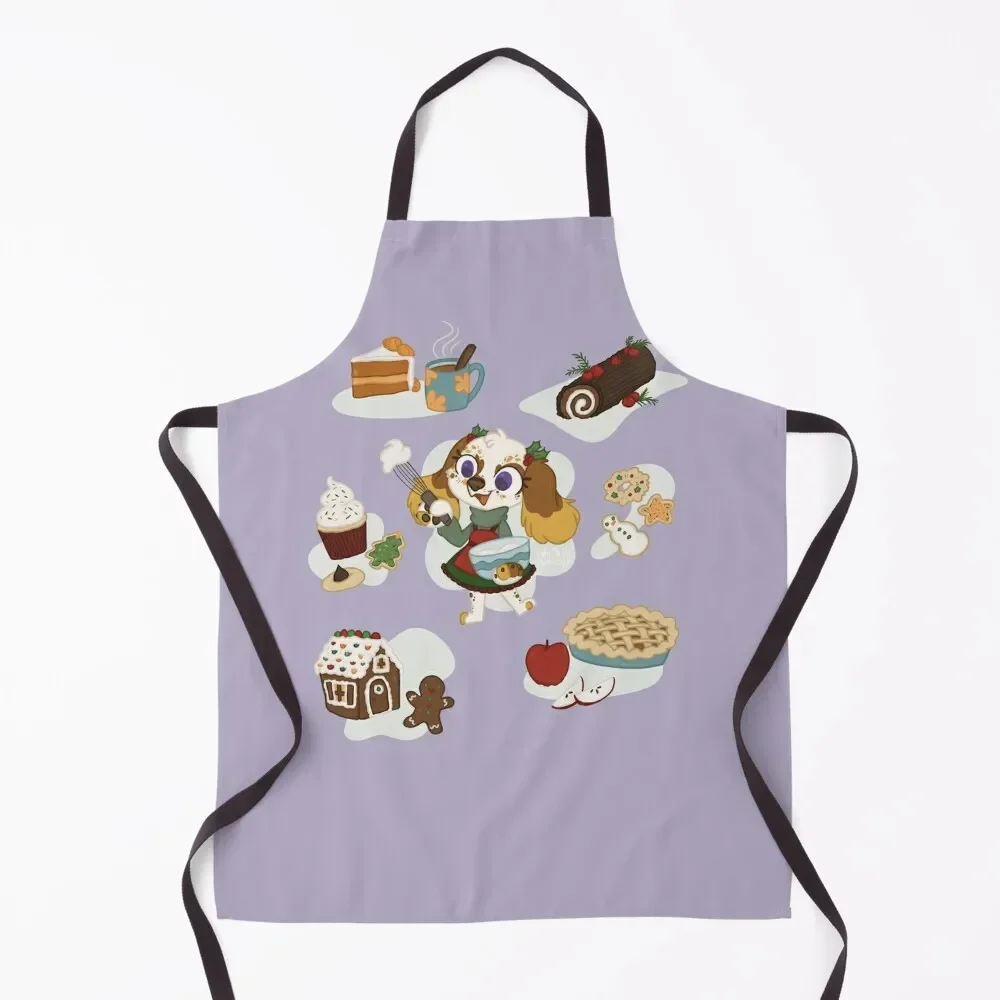 

Buttercup Holiday Treats in Lavender Apron Cooking Men's Kitchen manicurist Apron