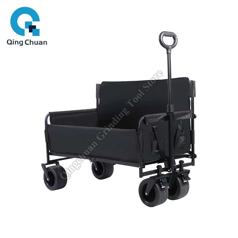 

Camping Trolley Outdoor Picnic Camping Sofa Seat Can Sit And Lie Down Dual-Purpose Camp Cart Portable Cart