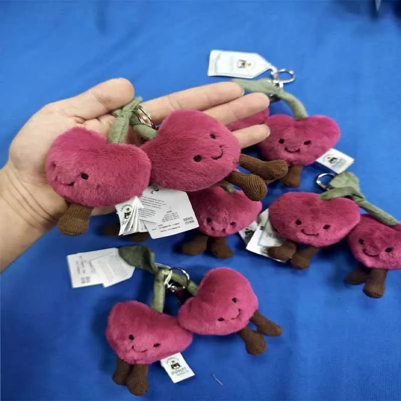 Cherry, red cup, red leaves, series, home and bedroom decoration, interactive pet toys, birthday gifts