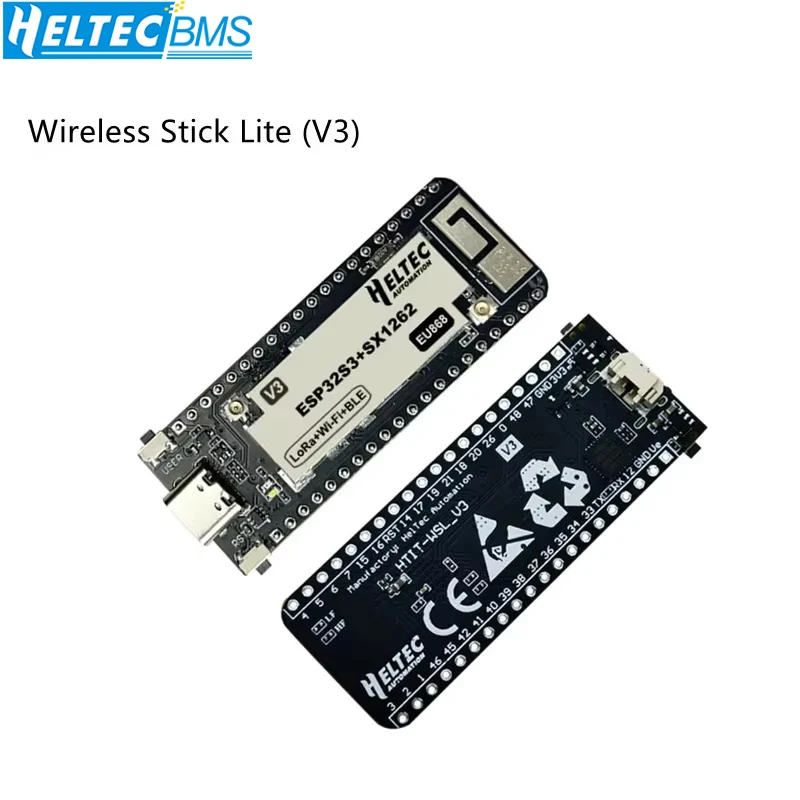 Heltec Wireless Stick Lite（V3）ESP32  with SX1262 for Wi-Fi, Bluetooth and LoRa ,perfectly support Arduino