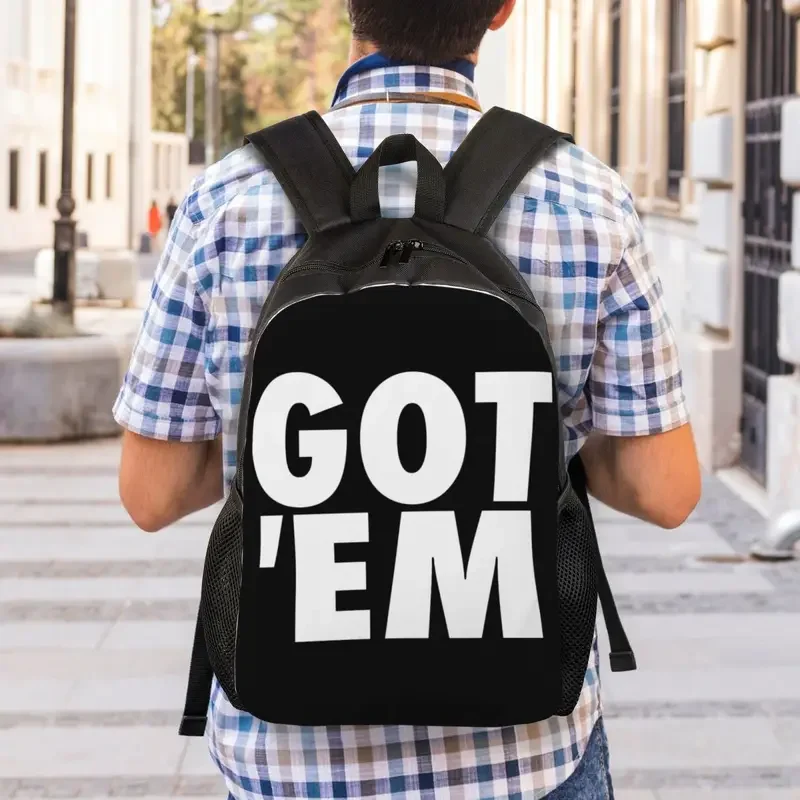 Got Em-mochila para ordenador portátil para hombre y mujer, bolsa informal para estudiantes universitarios