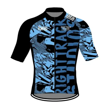 여름 사이클링 짧은 소매 블루 유니폼 Ciclismo Maillot Hombre Mtb 도로 자전거 빠른 건조 셔츠 Camisa 드 타임 프로 팀 유니폼