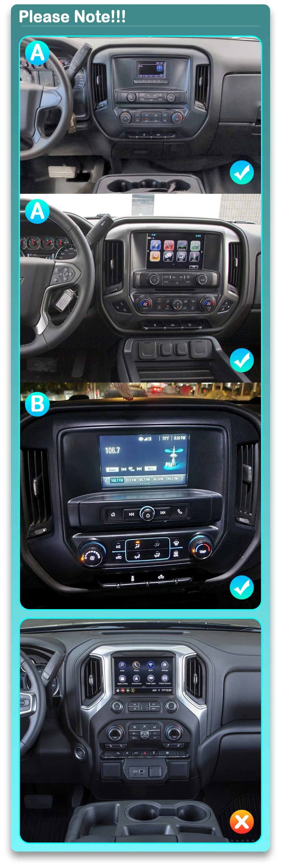 Car Radio for tesla vertical type 14.4