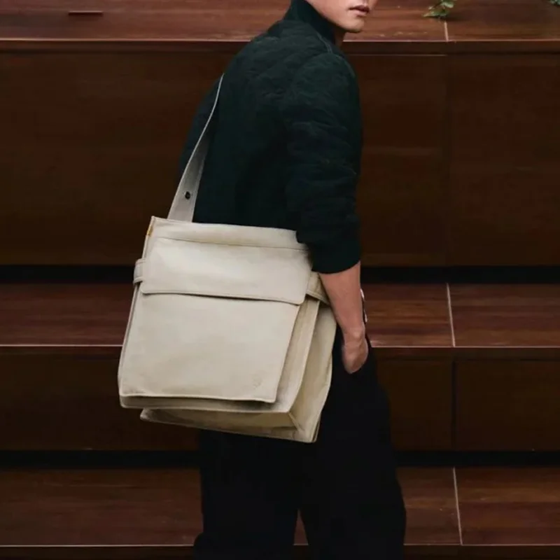 

Большая сумка Capaci для занятий спортом на открытом воздухе, мужская сумка через плечо, легкая расширяемая сумка для хранения, повседневная сумка на одно плечо