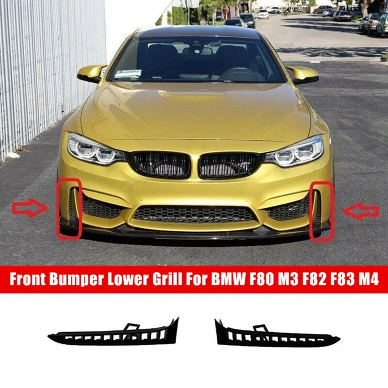 Car Front Bumper Lower Grill for F80 M3 F82 F83 51118056600 Right