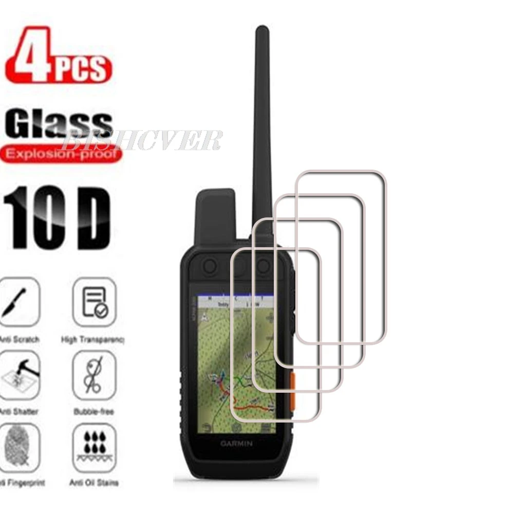 

4 шт. закаленное стекло для Garmin Alpha 200i 200 300i 300 Защитная пленка для экрана Alpha200i Alpha300i Alpha300