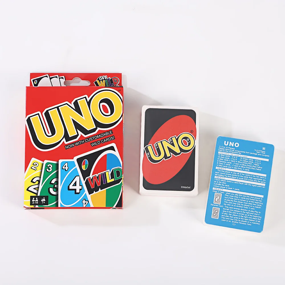 Mattel Games Uno Go card Game for On The Play Mini Sized Playing Cards for Travel Uno Wild Cards Funny Gifts Family Party Toy