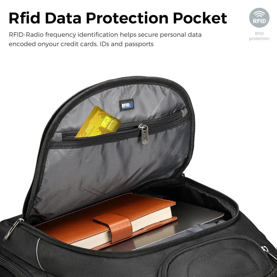 Design TSA Business Laptop Backpack For Men,Travel Backpack With USB Charging Port,College Tech Backpacks With RFID Pockets Pres